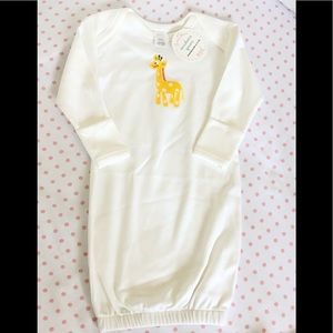 🆕 NEWBORN GOWN WITH ELASTIC BOTTOM